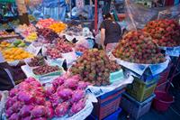 Fresh fruit in Myanmar markets.
